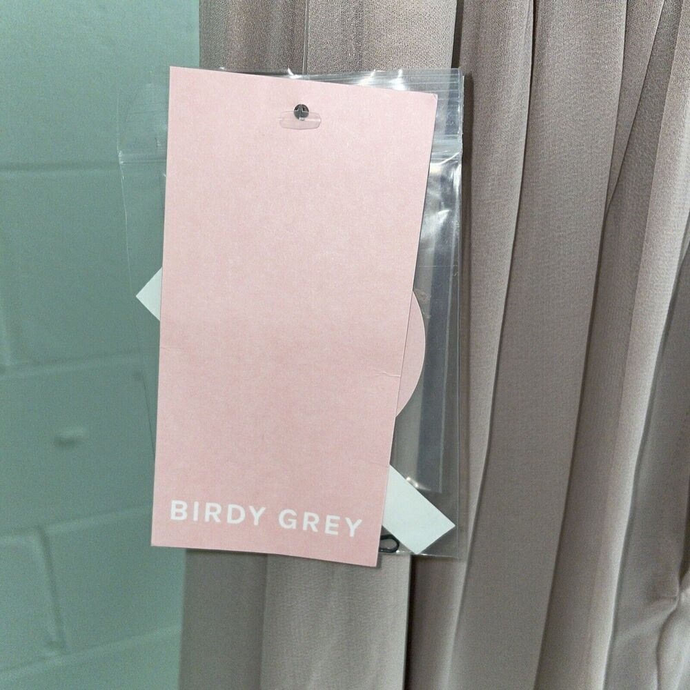 Birdy Grey Grace Taupe Chiffon Convertible Gown XS NWT - Picture 6 of 9